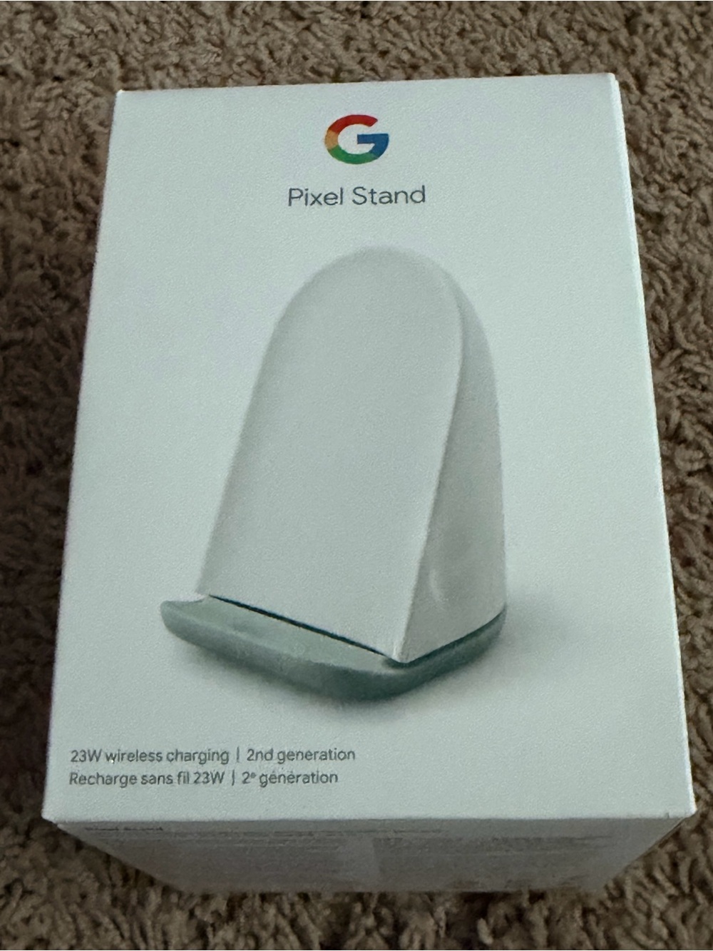 Google Pixel Stand 2nd Gen 23W Ultra Fast Wireless Charger complete in box